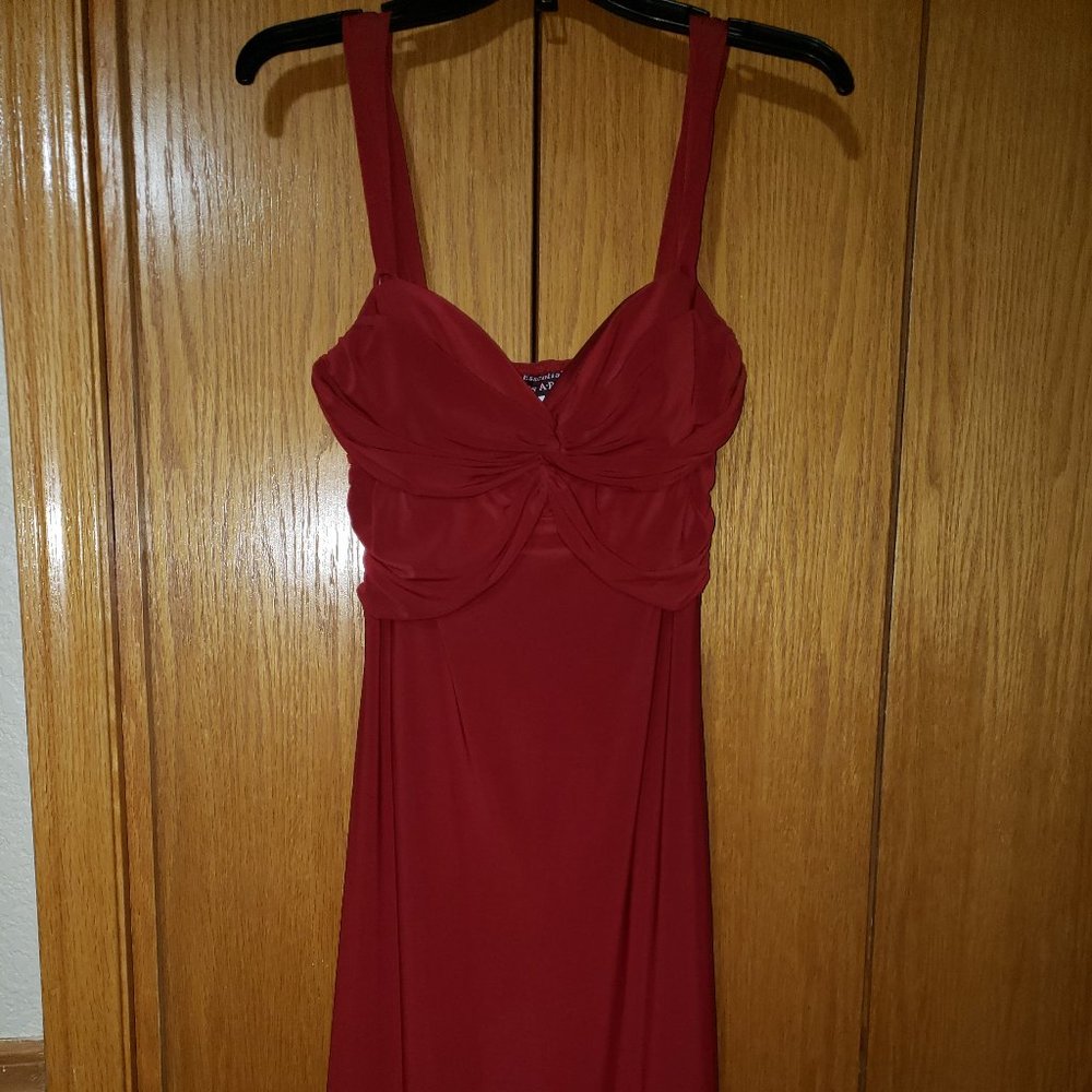 Red formal dress
